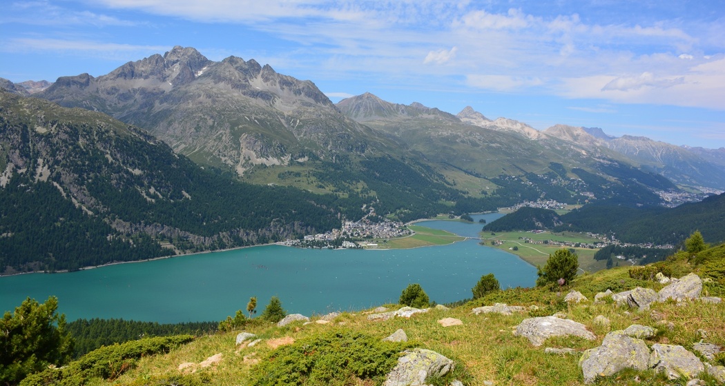 Blick nach Silvaplana