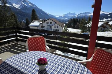 View from the terrace facing south