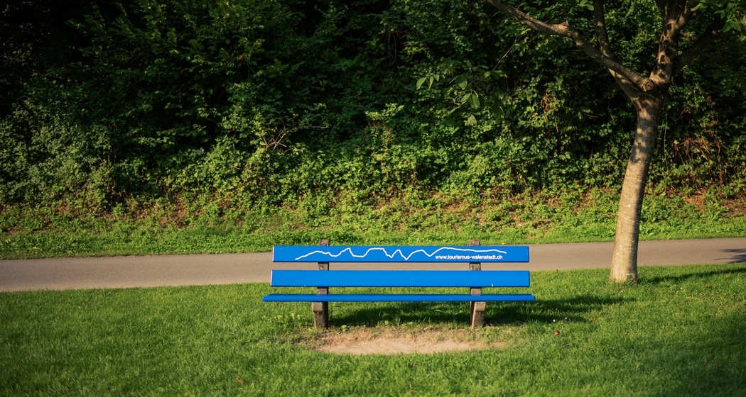 Sitzbank beim Grotto Kaliforni