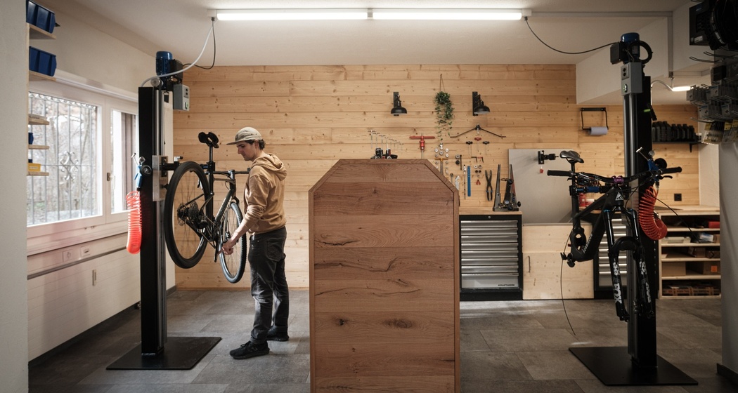 BikeFix Manno, Werkstatt