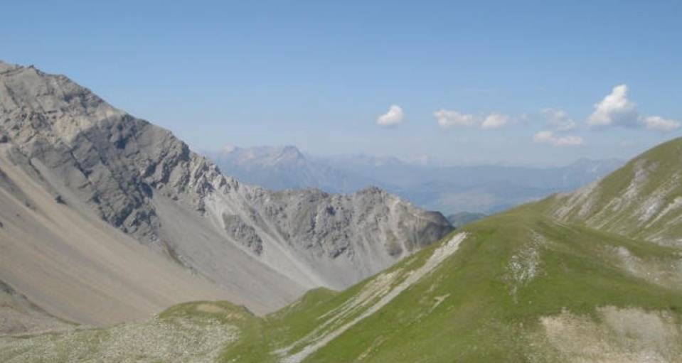 Abstieg Culmet Richtung Alp Sanaspans