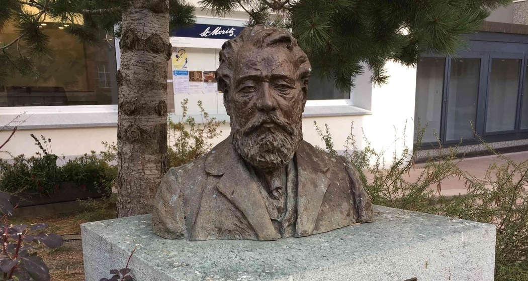 Bronze-Büste von Johannes Badrutt (oua_620279944_image)