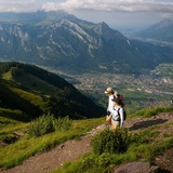View over the St. Gallen Rhine Valley