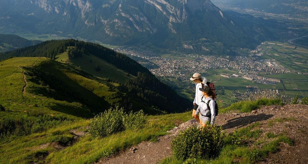 Ausblick in das St. Galler Rheintal