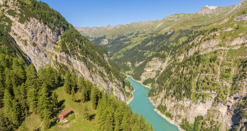 Gigerwald Stausee im Calfeisental