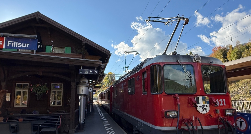 Bahnhof Filisur.
