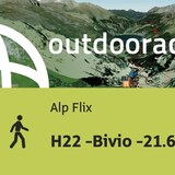 Escursione a Val Surses Savognin Bivio: H22 -Bivio -21.6km