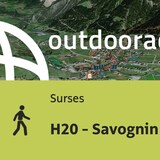 Wanderung in Surses: H20 - Savognin -20.4km