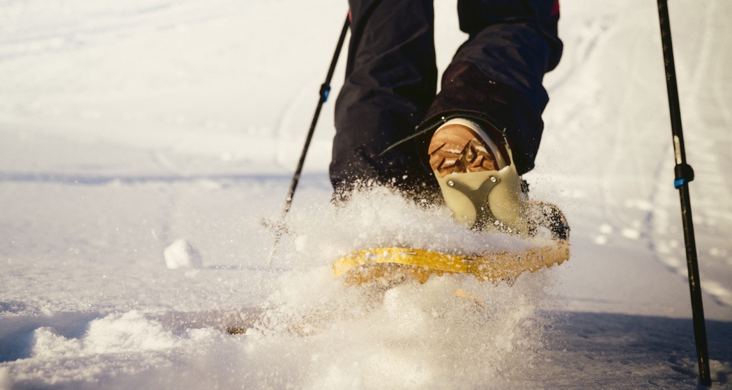 Schneeschuhlaufen in Flims Laax.
