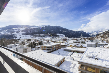 Aussicht vom Eden im Winter