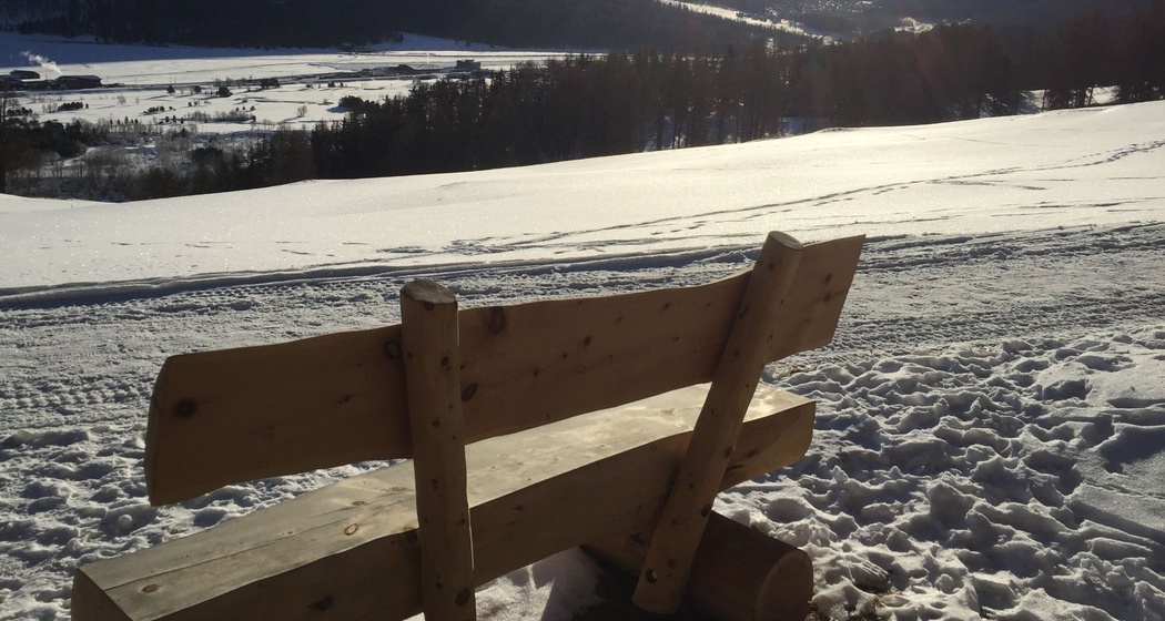 Sitzbänke Cristolais - Aussicht Samedan (oua_621867049_image)