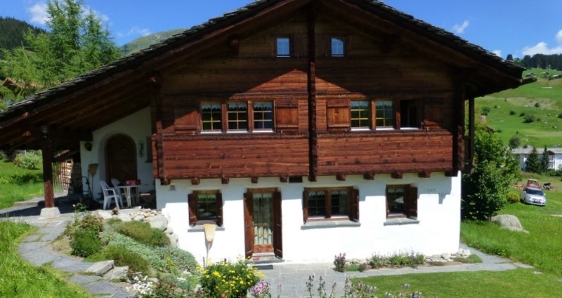 Casa Ravinatscha, Brigels, Aussenansicht