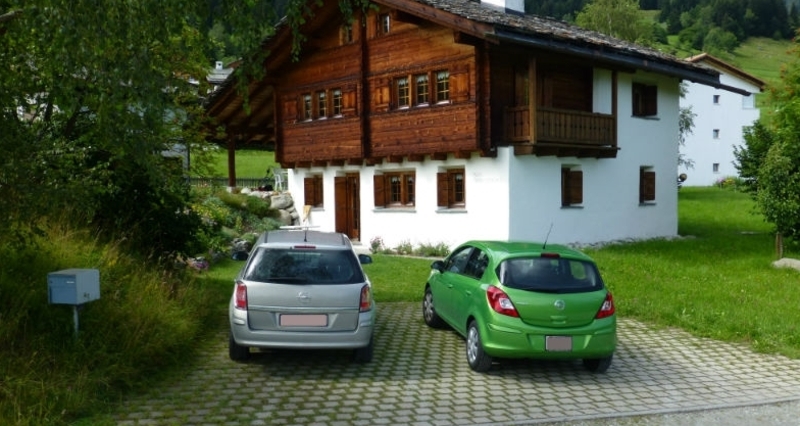 Casa Ravinatscha, Brigels, Aussenansicht