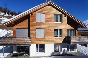 Ferienwohnung Denter Uauls Jucker - Ansicht Winter