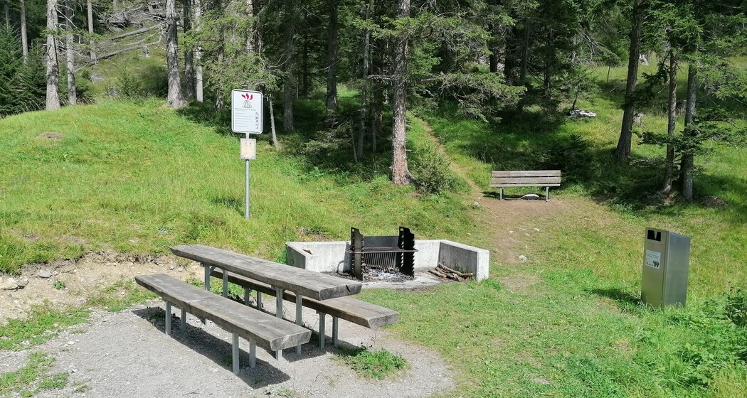 Feuerstelle Val Meltger