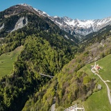 Tschennerbrücke im Taminatal