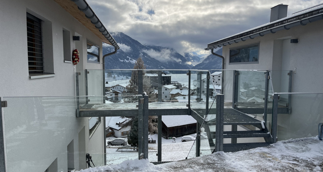 Ferienwohnung Pellas - Ansicht Winter