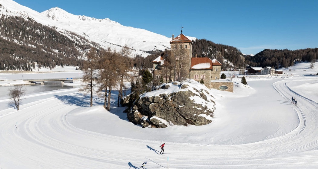 Langlauf Skill Parcours Silvaplana