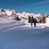 Escursione invernale nel Val Fex, in direzione Muotta da Güvè