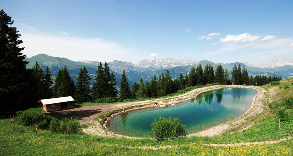 Speichersee in Furna