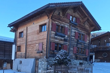 Ferienwohnung Friggahüs Herrmann - Aussenansicht Winter