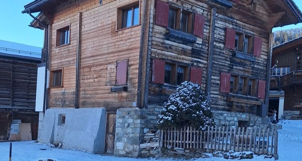 Ferienwohnung Friggahüs Herrmann - Aussenansicht Winter