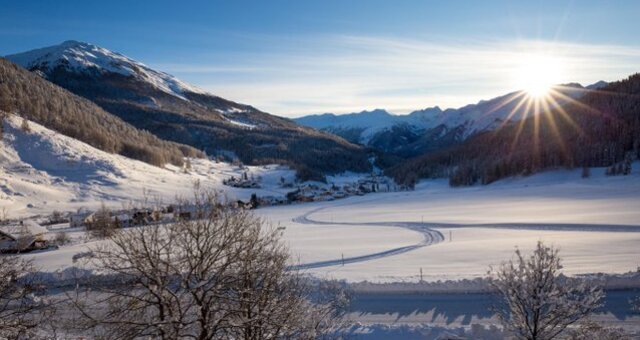 Tschierv Morgensonne