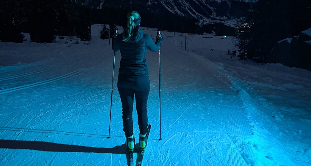 Stirnlampenloipe Pontresina