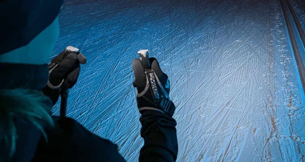 Stirnlampenloipe Pontresina