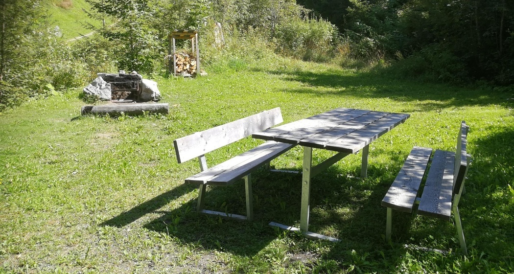 Feuerstelle Waldsaloon