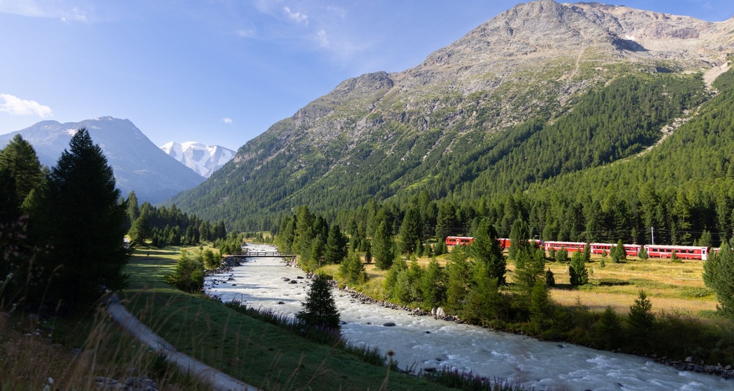 Blick Richtung Pontresina