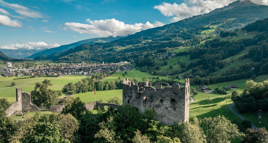 Burgruine Gräpplang in Flums