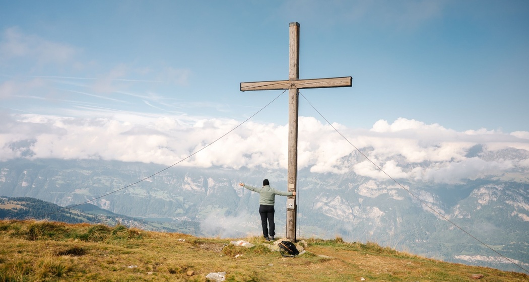 Guscha Gipfel auf Schönhalden