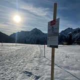 Cross-country skiing course Maloja