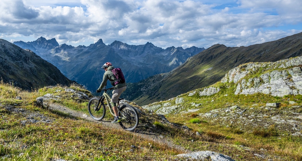 Velill Trail in der Silvretta Bike-Arena Samnaun/Ischgl