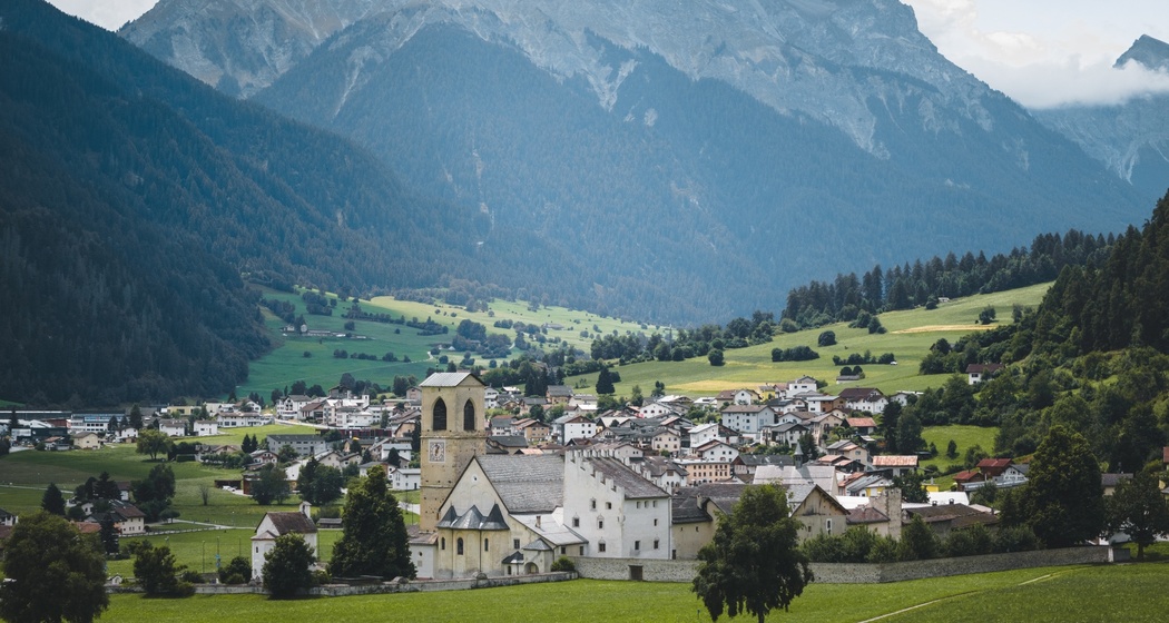 Müstair mit UNESCO Weltkulturerbe Kloster St. Johann