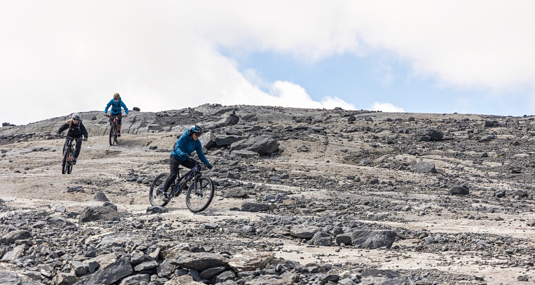Bikern auf dem Laaxer Stöckli