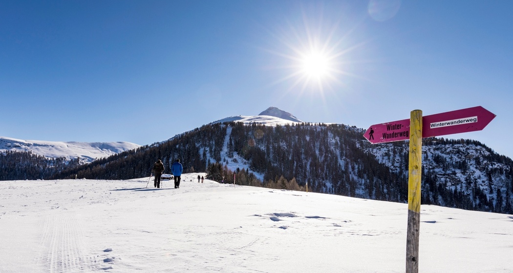 Winterwanderweg Obermutten