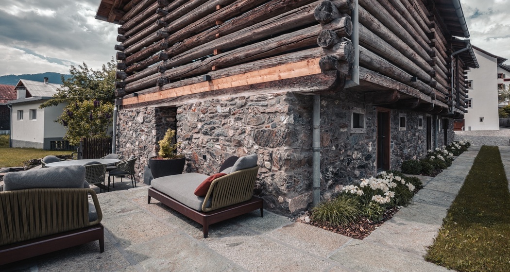 Ferienhaus Bandlistallt - Sitzplatz