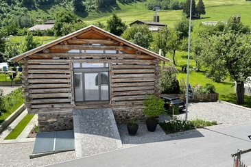 Ferienhaus Bandlistall - Ansicht Abend