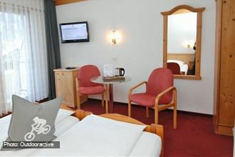 Bike Hotel Crystal Engelberg Doppelzimmer