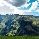 Blick vom Glaspass ins Safiental