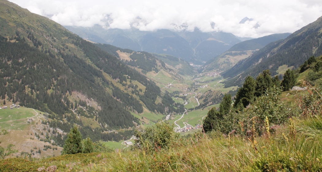 Blick Richtung Disentis