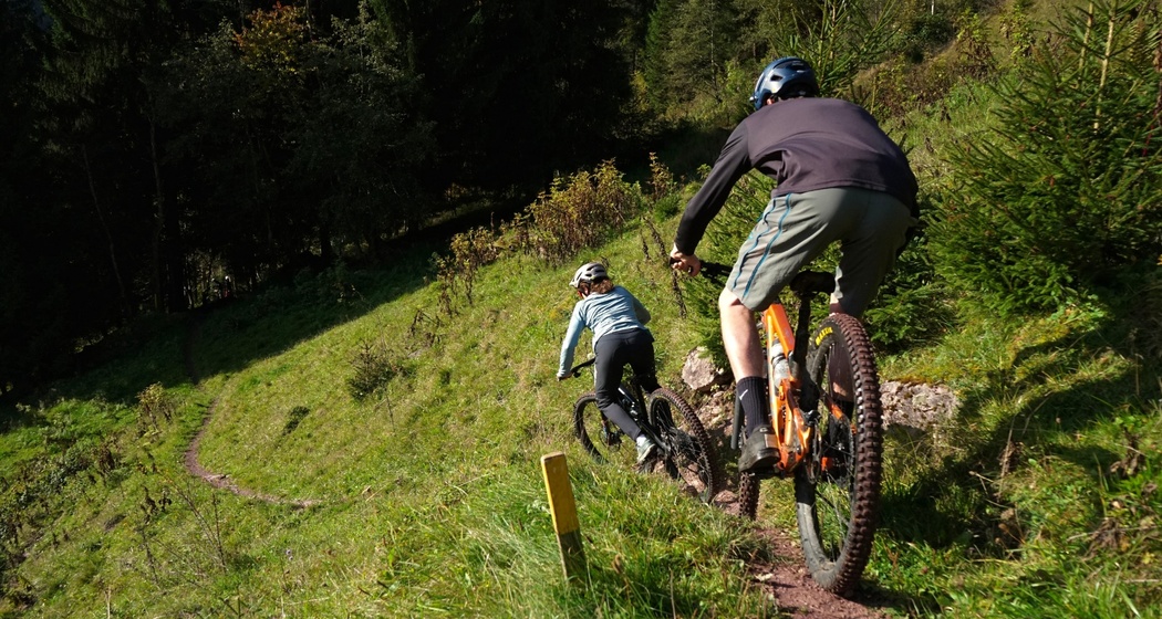 Trail auf der Schilsabfahrt