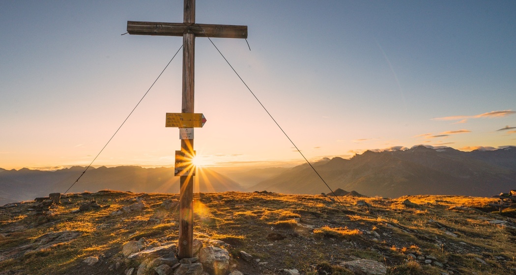 Gipfelkreuz Piz Chavalatsch