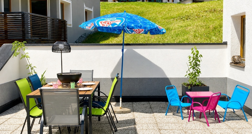 Terrasse mit Grill