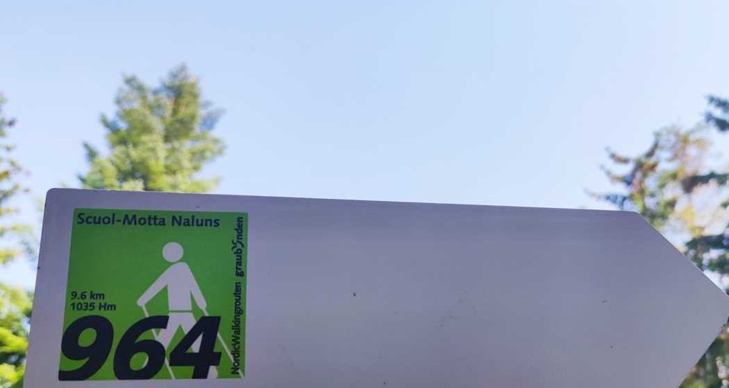 Wegweiser Nordic Walking Route Nr. 964