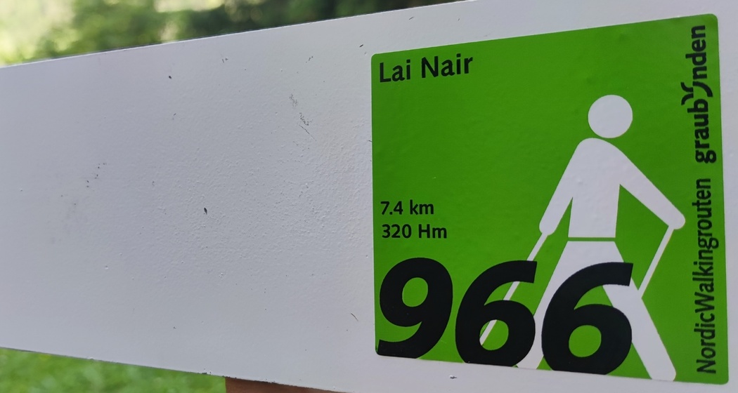 Wegweiser Nordic Walking Route Nr. 966