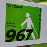 Panneau indicateur parcours Nordic Walking n° 967