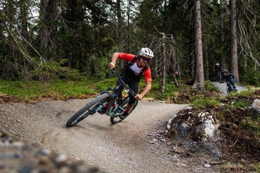 Biker in Berm